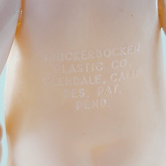 Vintage KNICKERBOCKER Boy BABY DOLL Plastic Jointed Arms 6" - Picture 5 of 5